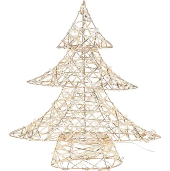 EH Excellent Houseware Vánoční dekorace ve tvaru stromčku LED, 40 cm