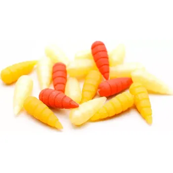 Umělá nástraha ENTERPRISE TACKLE Enterprise červi, patentky - Červ vlasové rovnátko barevný mix 20ks VÝPRODEJ