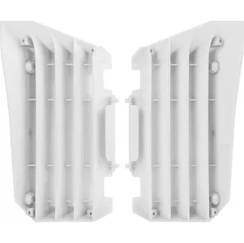 POLISPORT kryt chladiče (krátký - komplet) YAMAHA YZF250/450 14-17 WRF250/450 16-19, barva bílá YAMAHA WR450F rok 16-18