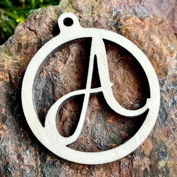 Vánoční ozdoba Ozdoba s vlastním iniciálem