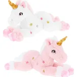 Jednorožec růžový 35 cm - 2 druhy