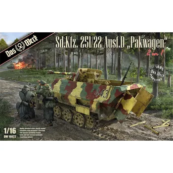 Plastikový model Das Werk 1/16 Sd.Kfz. 251/22 Pakwagen