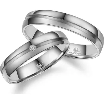 Prsten MARRYA® Dámský snubní prsten s diamantem Titan - velikost 48 - TI-46D-48