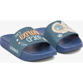 Chlapecké pantofle COQUI RUKI Navy/Niagara Blue Space 26/27