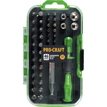 Bit 46dílná sada bitů Procraft SS-46, S2