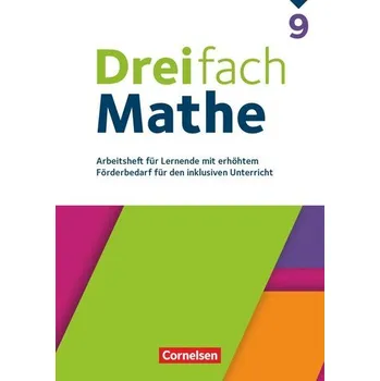 Cizojazyčná kniha Dreifach Mathe 9. Schuljahr - Zu allen Ausgaben - Arbeitsheft für Lernende mit erhöhtem Förderbedarf