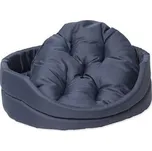 Pelíšek DOG FANTASY ovál s polštářem tmavě modrý 91 cm 1 ks