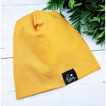 Čepice Kulišárny Čepice MUSTARD VELIKOST: 56 (1-2 měsíce)