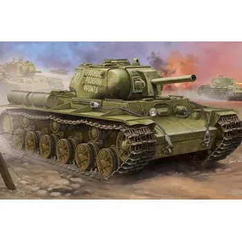 Plastikový model Soviet KV-8S Heavy Tank - Trumpeter 01572