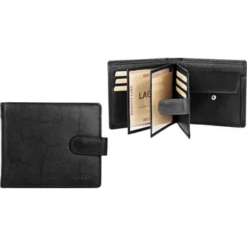 Kožená pánská peněženka W-2006 černá