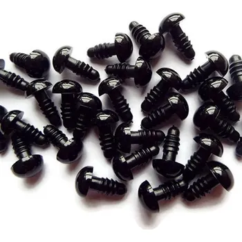 Galanterie Bezpečnostní oči 8mm, černé (1pár)