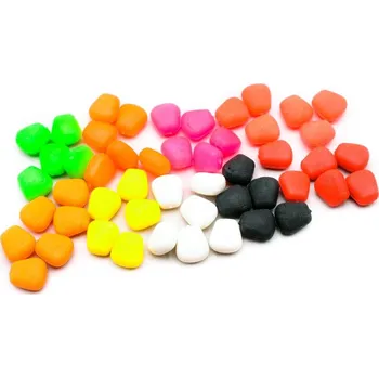 Umělá nástraha Enterprise Imitace kukuřice Fluoro neochucená plovoucí 10 ks -Oranžová