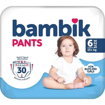 Plenkové kalhoty Bambik vel. 6 (30 ks)