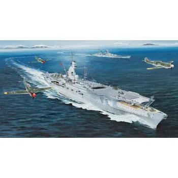 Plastikový model German Navy Aircraft Carrier DKM Peter Strasser - Trumpeter 05628
