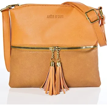 Kabelka 3Pagen Kabelka Doro Amélie di Santi hořčicová 24 x 24 x 1 cm.