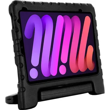 Pouzdro na mobilní telefon Pěnové pouzdro pro děti na Apple iPad mini 6 - s rukojetí / stojánkem - černé
