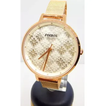 Hodinky FOIBOS Dámské rose gold ocelové elegantní hodinky FOIBOS CK3M72.3 (FOIBOS Dámské rose gold ocelové elegantní hodinky FOIBOS CK3M72.3)