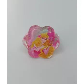 Prsten Prstýnek - DISNEY PRINCEZNY KYTIČKA - Růženka (Značka: ZHEJIANG)