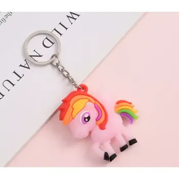 Přívěsek na klíče - JEDNOROŽEC/PONÍK (5) - RŮŽOVÝ (Značka: ZHENG)