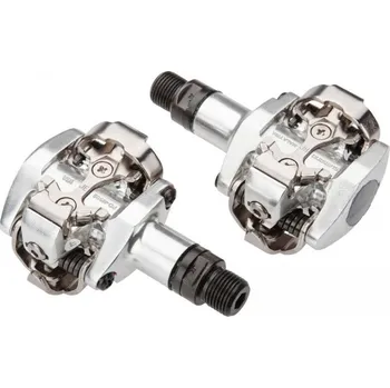 Pedál na kolo Pedály Shimano PD-M505 Podkarta: STRIBRNE