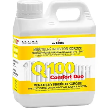 AV EQUEN Inhibitor koroze Q100 Comfort Duo, filmotvorný, pro ochranu topných systémů, 1 litr, Q100D/01