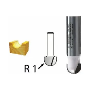 Fréza Fe Produkt Makita D-48022 Žlábkovací fréza stopka 12 mm,15,8x12,7x54 mm=newD-68317