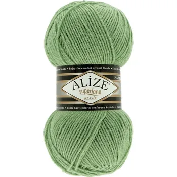 Galanterie Příze Alize Superlana klasik 852 brčálově zelená