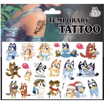 Odstranitelné tetování Dětské dočasné tetování - POHÁDKA BLUEY - 7 (Značka: TAKARA TOMY)