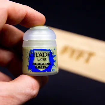 Modelářská barva Citadel Layer: Nurgling Green 12ml - barva na figurky miniatury