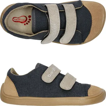 Chlapecké tenisky Tenisky plátěnky 3F Vegan 3BE29/12 bar3foot super flexi grafit barefoot velikost: 24