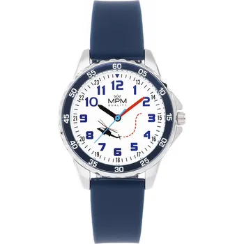 Hodinky MPM Dětské modré chlapecké MPM hodinky s motivem vrtulníku W05M.11332.A