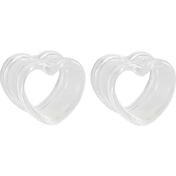 Piercing Tunel do ucha | tunel srdce, 1 pár - 10,25mm