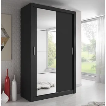 Šatní skříň Lenart Šatní skříň Arti 06 (120) - černý mat