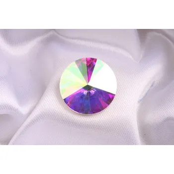 Dětské navlékací korálky Skleněný šaton rivoli 20mm - č.241