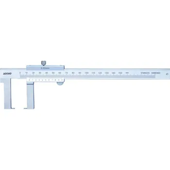 Posuvné měřítko ACCUD 143-006-11 analogové posuvné měřítko pro vnější drážky 150mm/6" ( 0.02mm/0.001“ ) 143-006-11