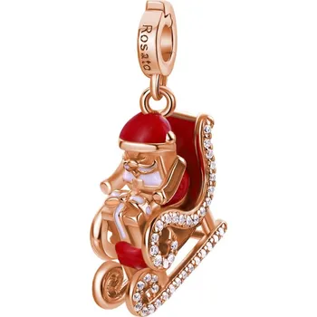 Náramek Rosato Vánoční bronzový přívěsek Santa Klaus se zirkony Storie RZLE070 + 2 měsíce na vrácení zboží