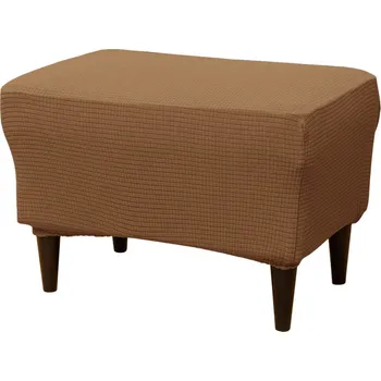 Napínací potah Astoreo Potah na taburet Stella Hnědá