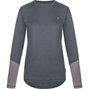 Dámské tričko Dámské termotriko Loap Peony šedé