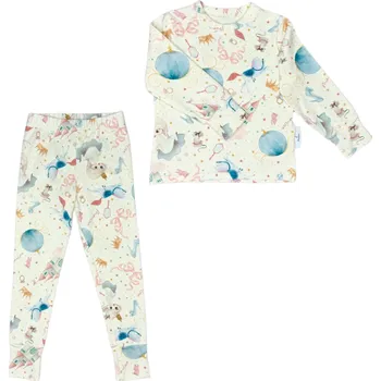 Dívčí mikina Mimilove Dlouhé pyžamko vel. 2-4 let Princezna White