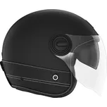 NOX PREMIUM přilba Heritage BLACK MATT Kůže - S