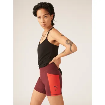 Menstruační kalhotky Menstruační kraťasy PUMA & Modibodi Grape/Red - VYBALENÉ (MODI4098GRVYB) XS