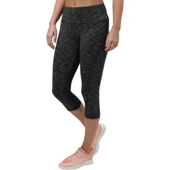 Dámské 3/4 legíny Loap Mafia černé žíhané