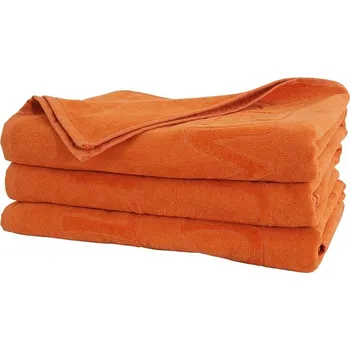 Plážová osuška Palmy 70 x 140 cm oranžová 70x140 cm
