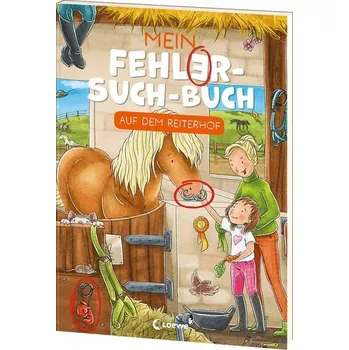 První čtění Mein Fehler-Such-Buch - Auf dem Reiterhof - Loewe Lernen und Rätseln