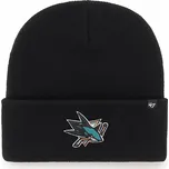 Zimní čepice 47 Brand NHL SAN JOSE SHARKS HAYMAKER ’47 CUFF KNIT Black velikost O/S