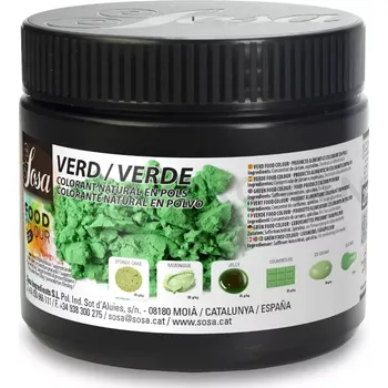 Výroba svíčky Přírodní zelené potravinářské barvivo 200 g | SOSA, 11468