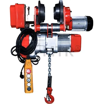 řetězový zvedák MTR Elektrický řetězový kladkostroj s elektrickým pojezdem Varianta: Elektrický řetězový kladkostroj s elektrickým pojezdem – 6m zdvih, 1t nosnost, 1ks 6m zdvih, 1t nosnost