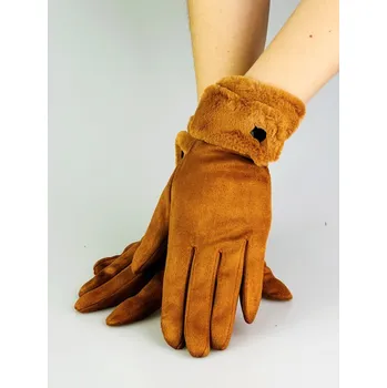 Rukavice Dámské dotykové rukavice caramel, VELIKOST UNI