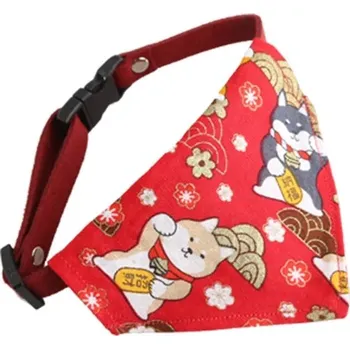 Obojek pro psa Nastavitelný kočičí obojek s motýlkem - 03,M (18-33 cm)