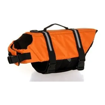 Obleček pro psa Plovací reflexní vesta pro psa Oranžová 2XL